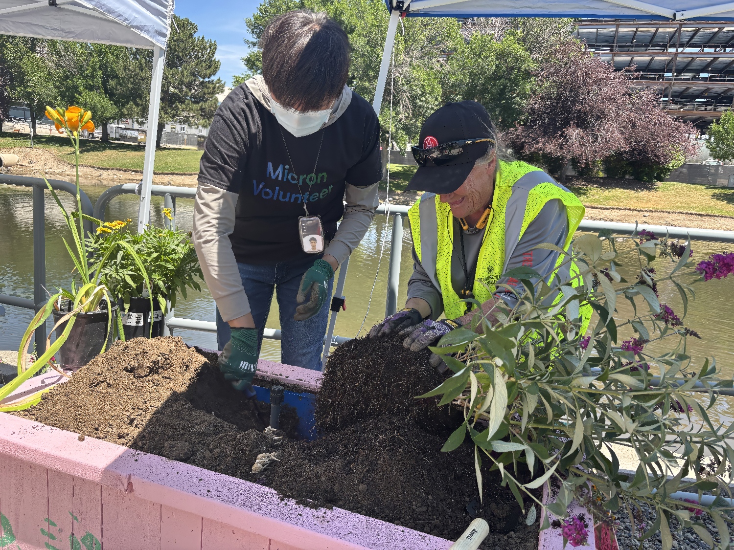 Supporting Sustainability at Micron: Treasure Valley Landscape Helps Bring Boise Community Garden to Life