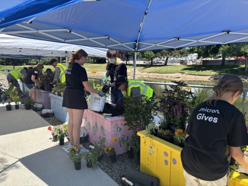 Supporting Sustainability at Micron: Treasure Valley Landscape Helps Bring Boise Community Garden to Life